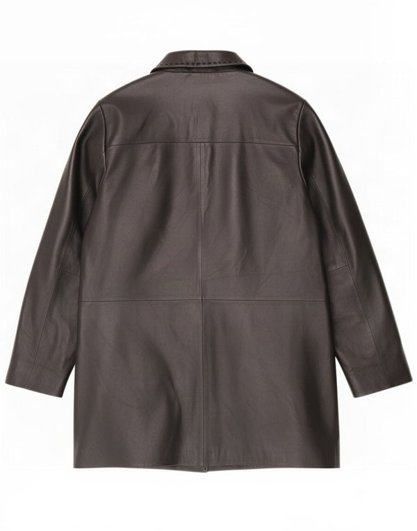 Conbipel Womens Leather Jacket IT 44 Medium Black