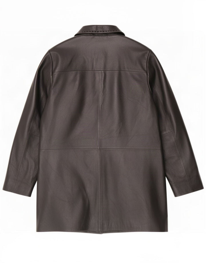Conbipel Womens Leather Jacket IT 44 Medium Black