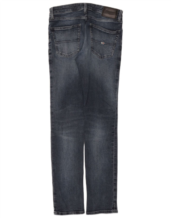 Tommy Hilfiger Mens Slim Jeans W30 L32 Navy Blue Cotton