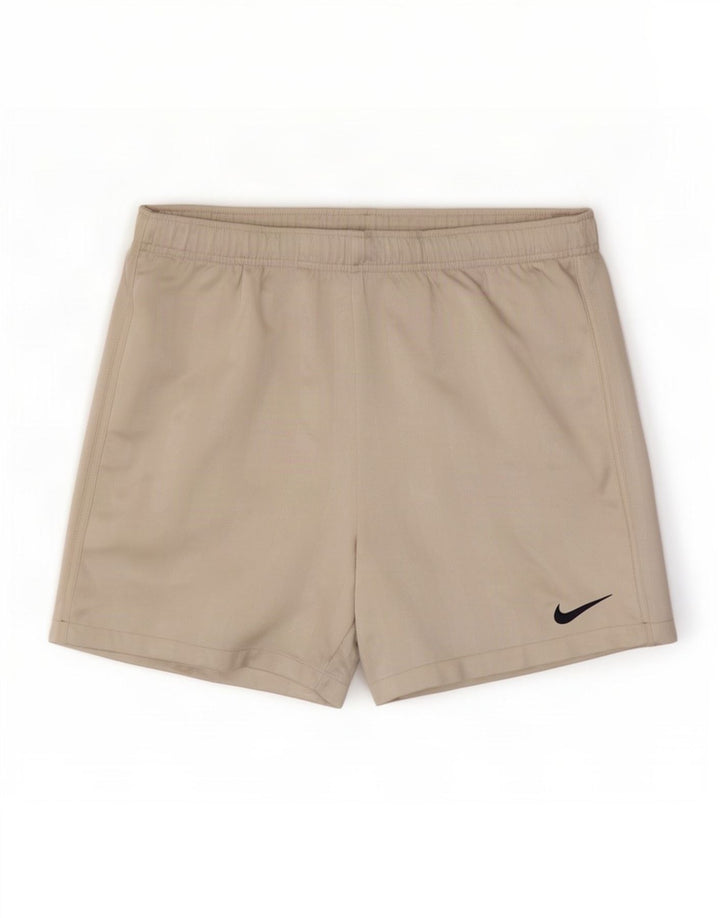 Nike Mens Dri Fit Sport Shorts Medium Grey Pinstripe Polyester