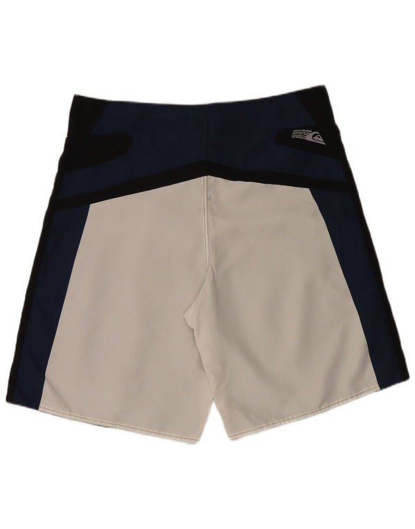 Quiksilver Mens Graphic Swimming Shorts Large Black Colourblock