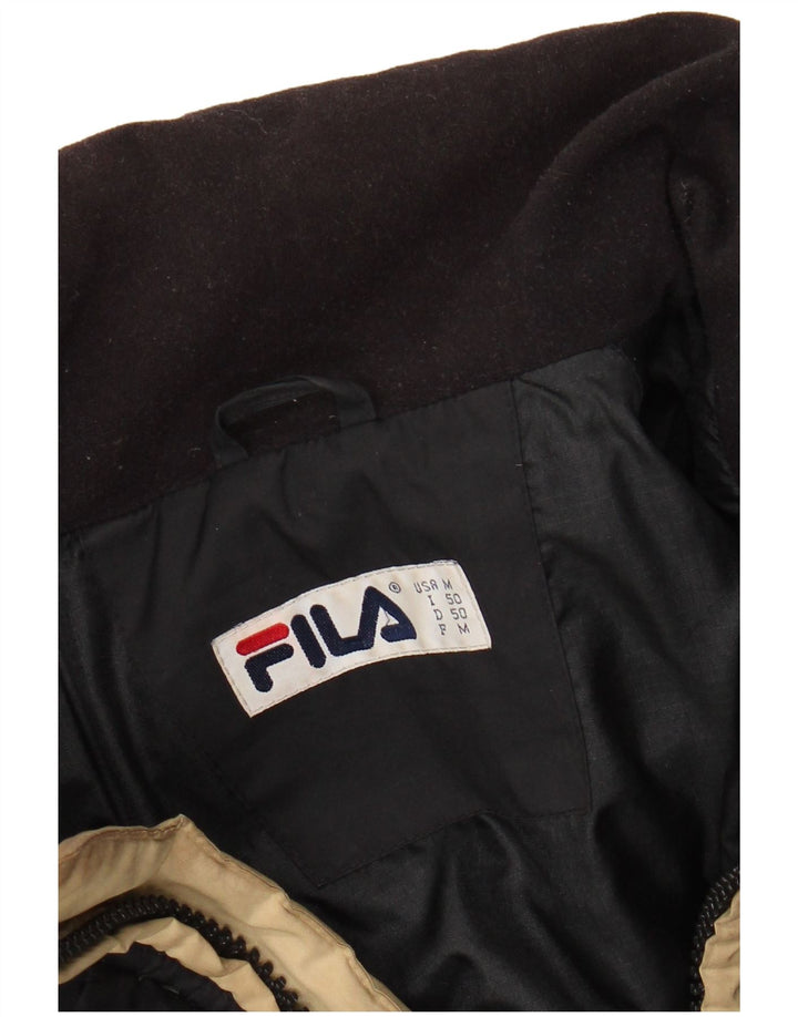 FILA Mens Padded Jacket IT 50 Large Black