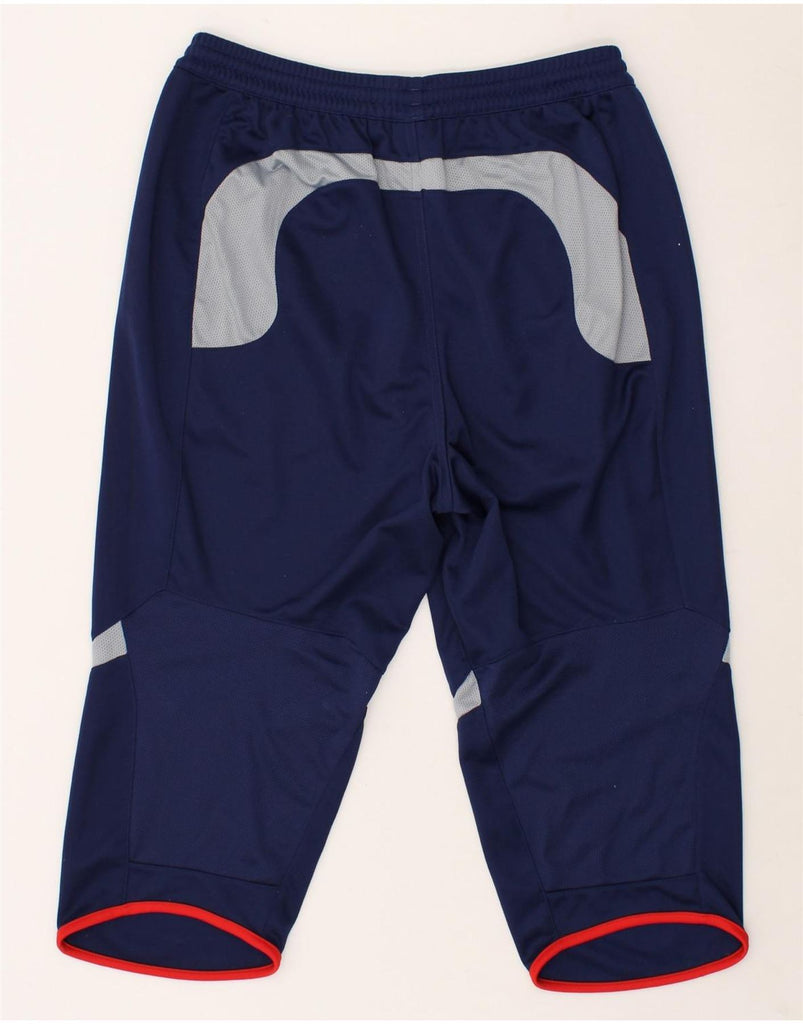 ADIDAS Mens Climacool Capri Tracksuit Trousers Large Navy Blue Colourblock | Vintage Adidas | Thrift | Second-Hand Adidas | Used Clothing | Messina Hembry 