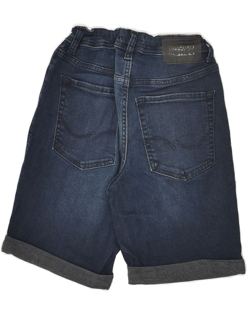 JACK & JONES Boys Denim Shorts 13-14 Years W28 Navy Blue Cotton | Vintage Jack & Jones | Thrift | Second-Hand Jack & Jones | Used Clothing | Messina Hembry 