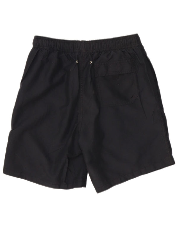 Calvin Klein Mens Graphic Swimming Shorts Medium  Black Polyester