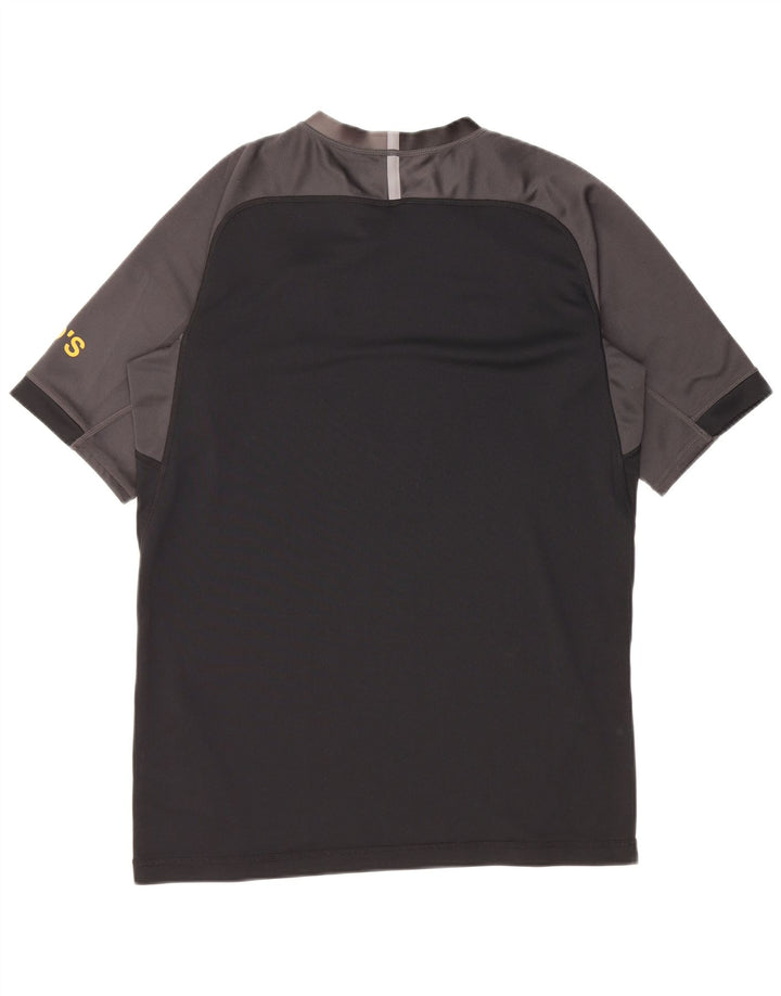 Canterbury Mens Graphic T-Shirt Top Medium Black Colourblock Polyester