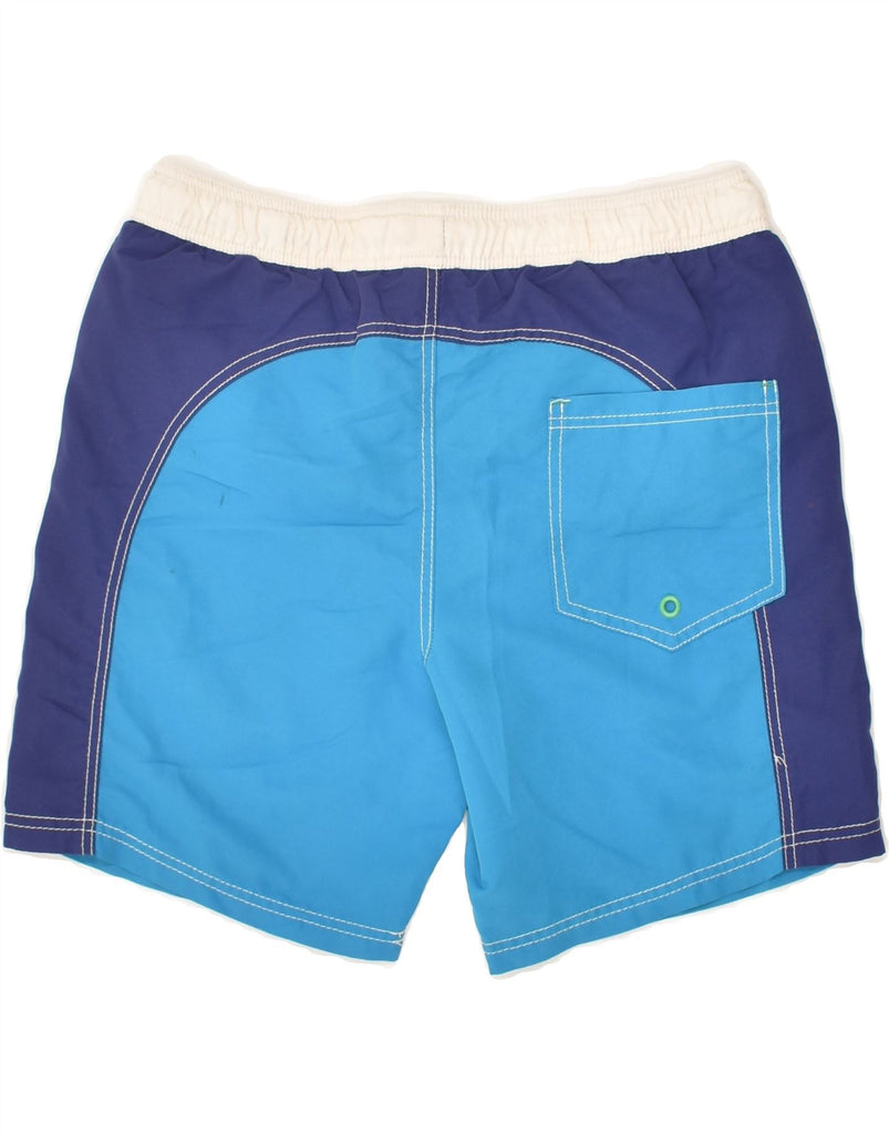 UNITED COLORS OF BENETTON Boys Graphic Swimming Shorts 10-11 Years XL Blue | Vintage United Colors of Benetton | Thrift | Second-Hand United Colors of Benetton | Used Clothing | Messina Hembry 