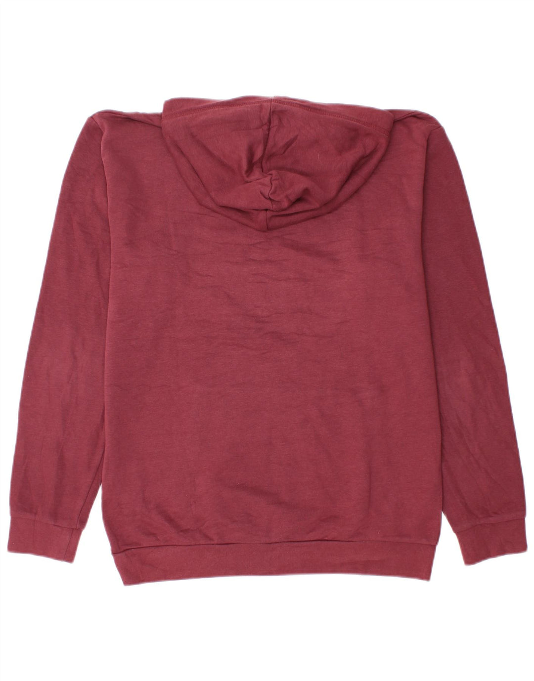 Sergio Tacchini Mens Graphic Hoodie Jumper Medium Maroon Cotton