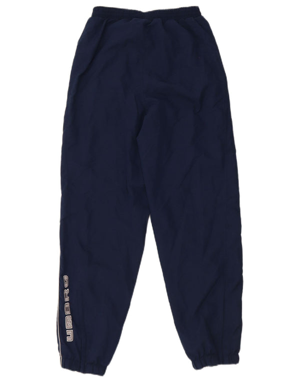 Umbro Boys Graphic Tracksuit Trousers Joggers 9-10 Years Navy Blue