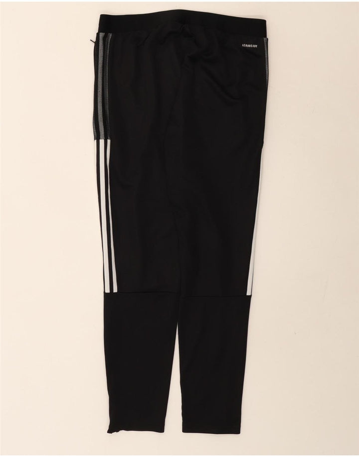 Adidas Mens Aeroready Tracksuit Trousers Large  Black Polyester
