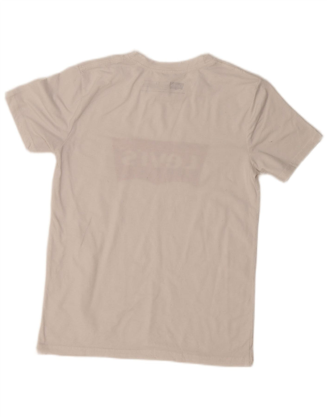 LEVI'S Womens Coupe Standard Graphic T-Shirt Top UK 10 Small White