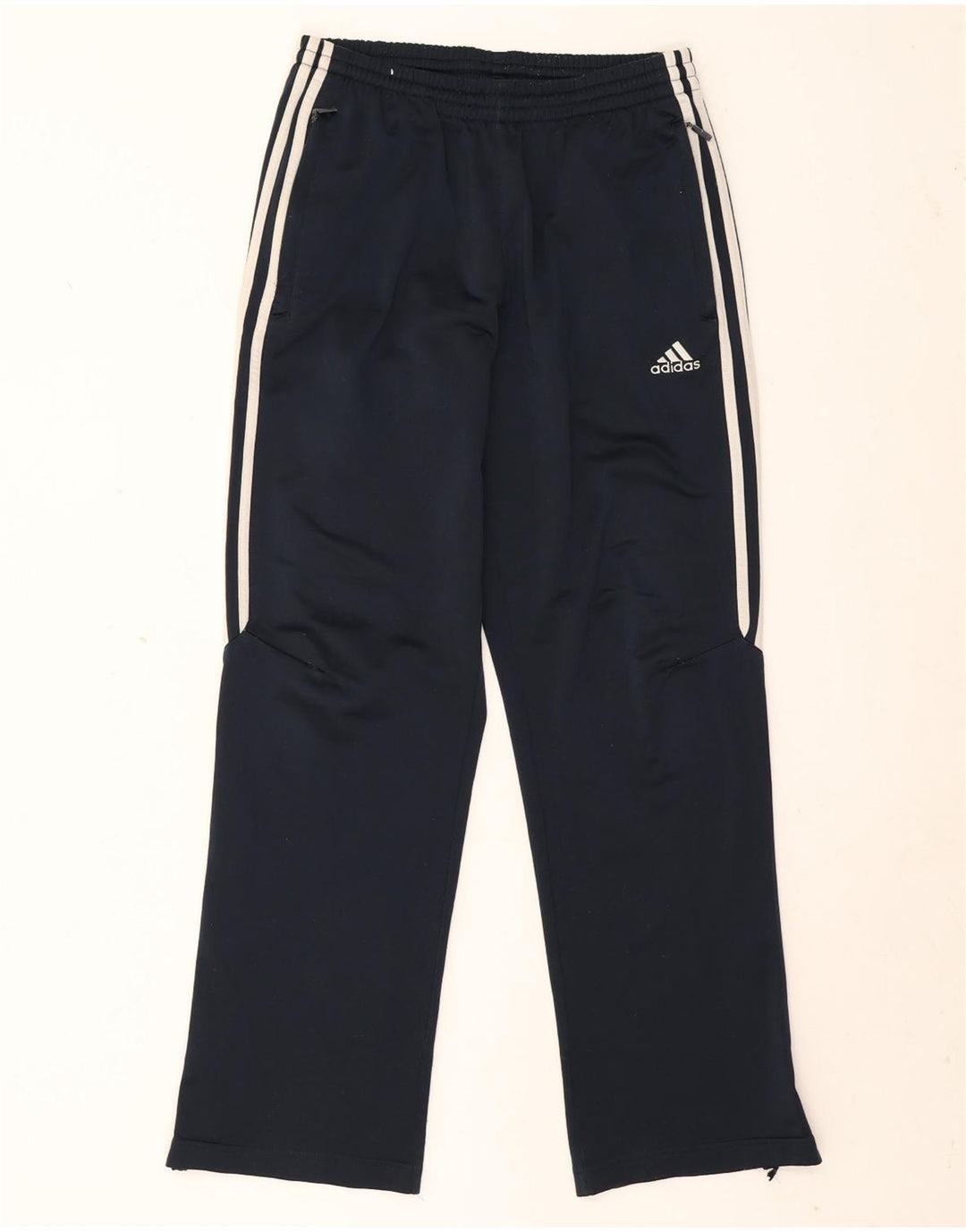 Adidas Mens Tracksuit Trousers UK 34/36 Small  Navy Blue Polyester