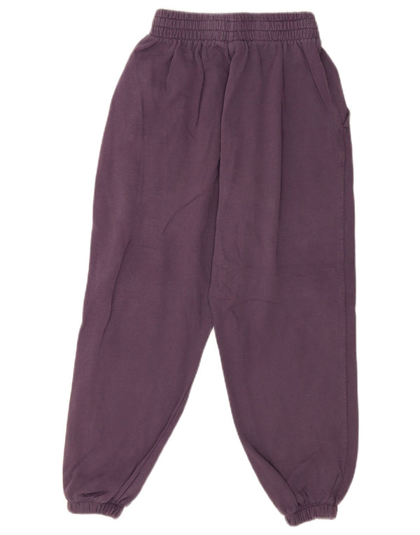 Nike Girls Tracksuit Trousers Joggers 10-11 Years Medium Purple Cotton