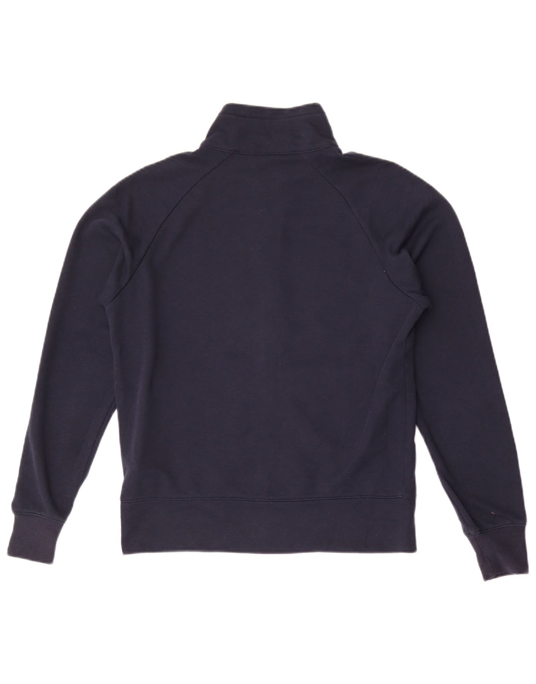 Champion Womens Tracksuit Top Jacket UK 10 Small Navy Blue Cotton