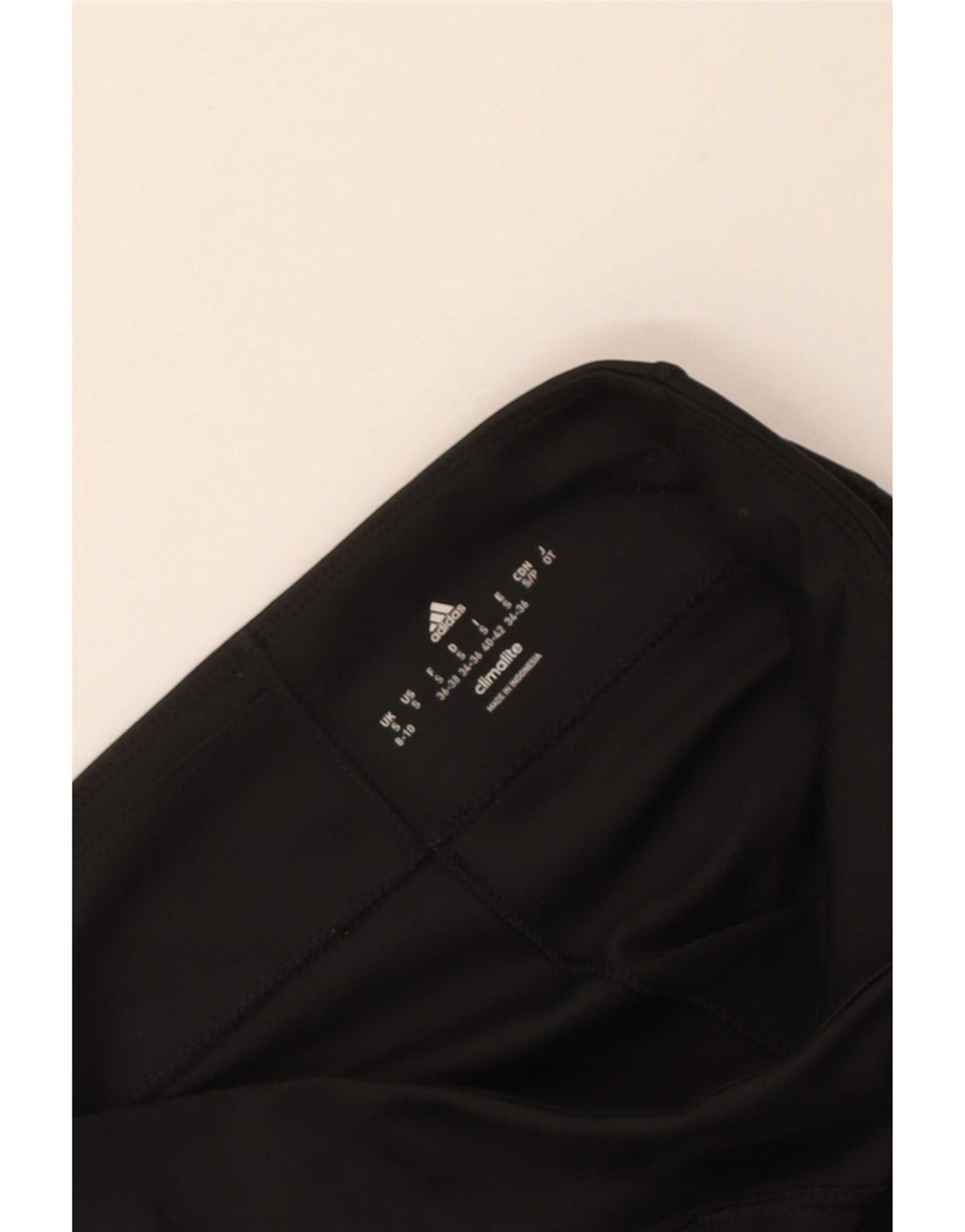 Adidas Womens Climalite Capri Leggings UK 8/10 Small Black