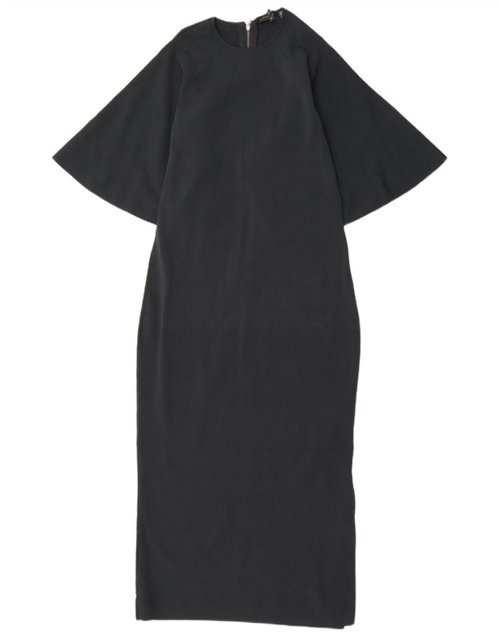 Ted Baker Womens Batwing Maxi Dress Size 4 Large Green Viscose