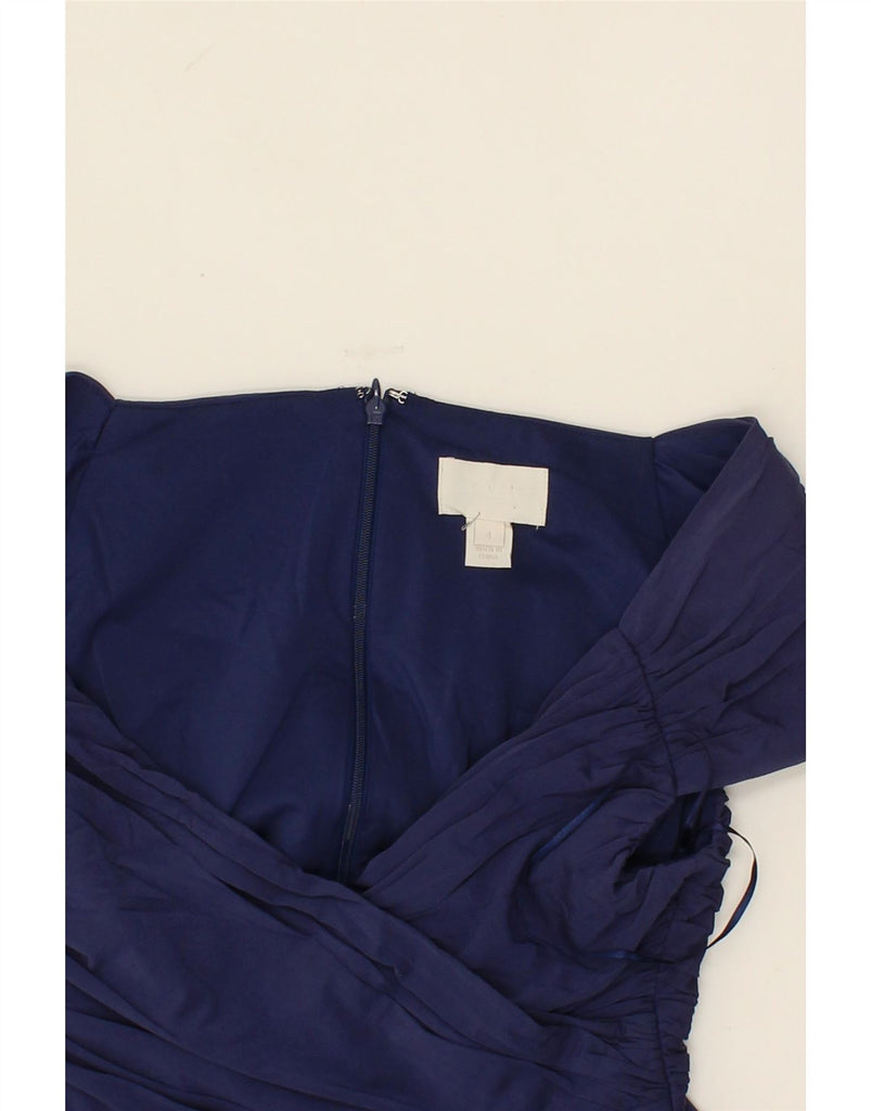 J. CREW Womens A-Line Dress US 4 Small Blue Acetate Vintage J. Crew and Second-Hand J. Crew from Messina Hembry 