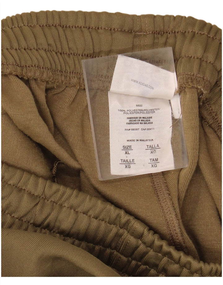 ADIDAS Mens Tracksuit Trousers XL  Khaki Polyester