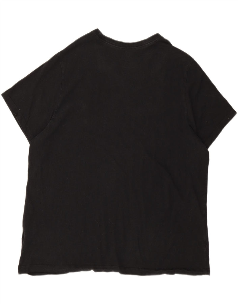 NIKE Mens T-Shirt Top 2XL Black Vintage Nike and Second-Hand Nike from Messina Hembry 