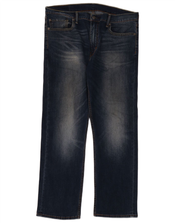 Levi's Mens 504 Straight Jeans W36 L30 Blue Cotton