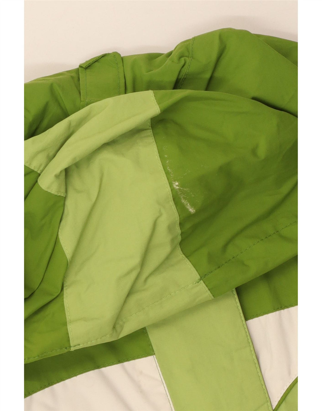 COLUMBIA Womens Interchange Rain Jacket UK 14 Medium Green Colourblock