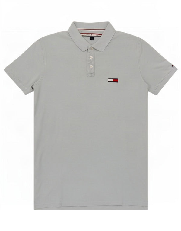 Tommy Hilfiger Mens Polo Shirt Large Blue Cotton