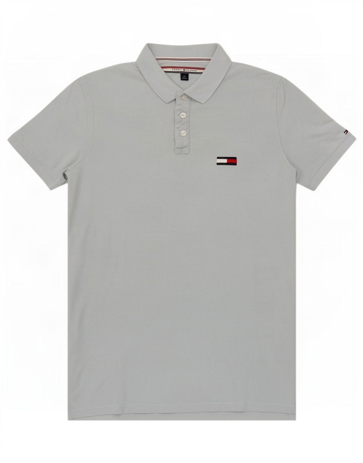 Tommy Hilfiger Mens Polo Shirt Large Blue Cotton