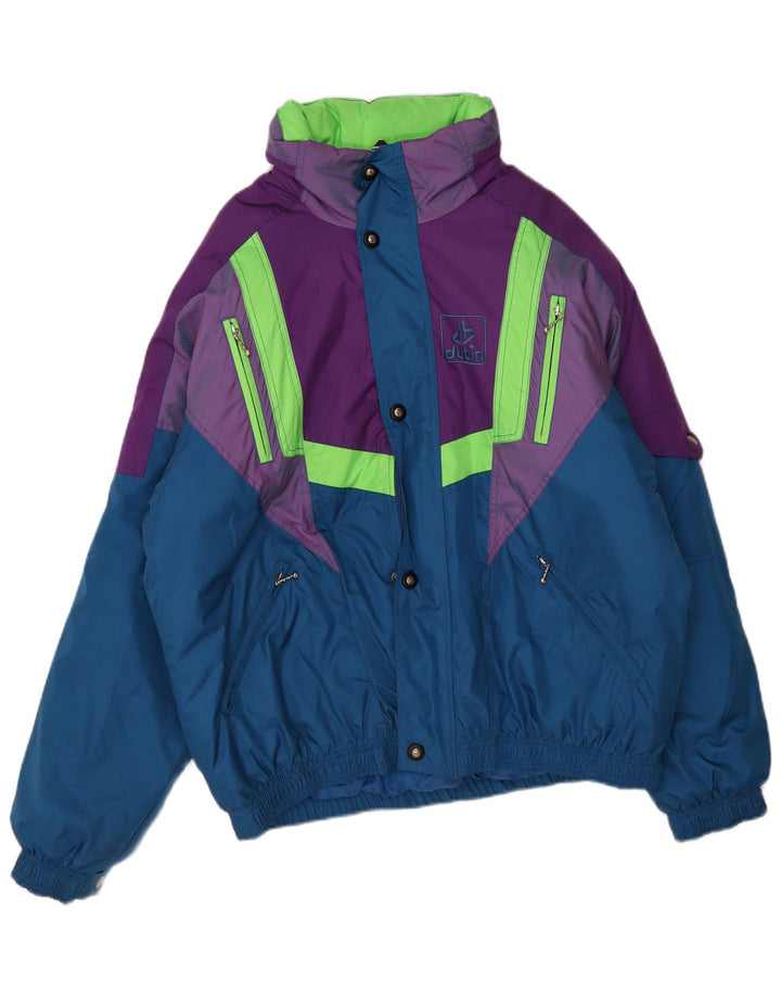 Dubin Mens Ski Jacket US 42 XL Blue Colourblock Polyester