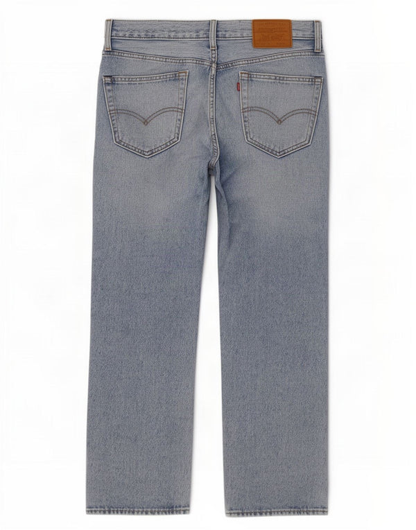 Levi's Womens 551 Loose Fit Straight Jeans W29 L26 Blue Cotton
