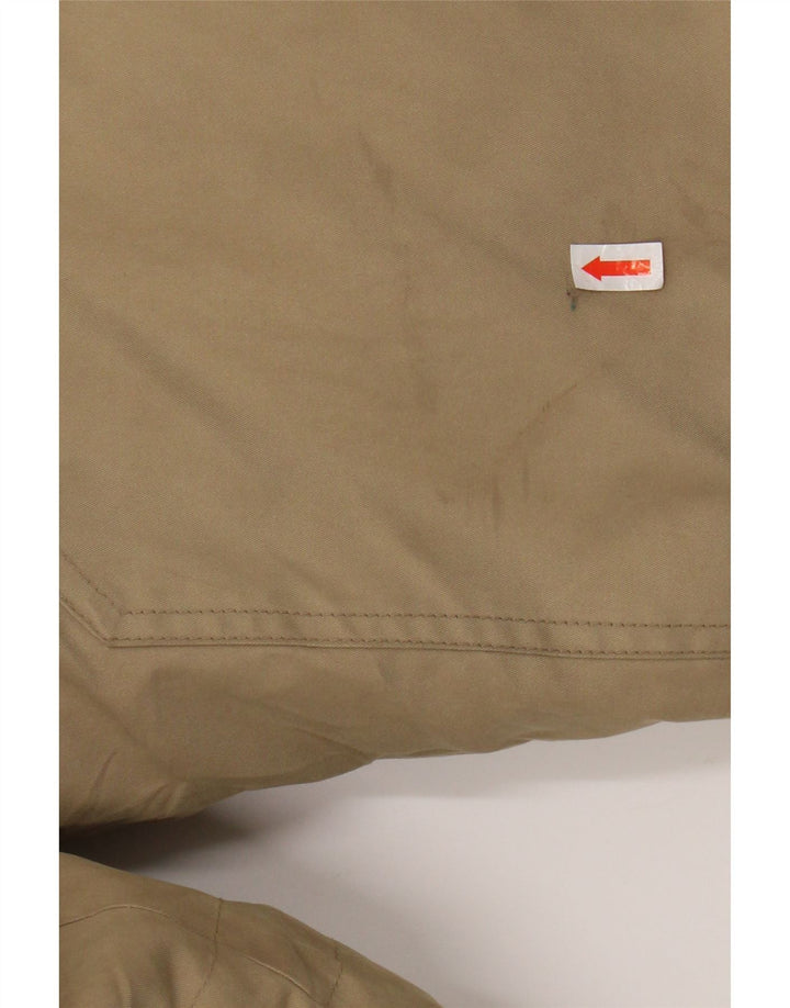 CANADIENS Mens Hooded Padded Jacket UK 38 Medium Beige