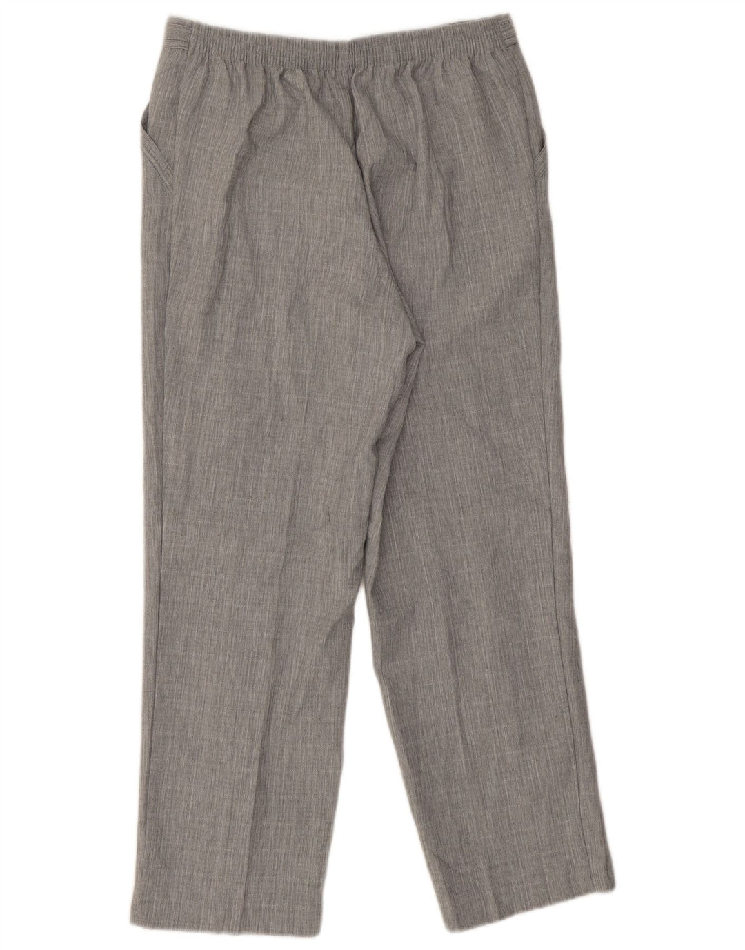 Marks & Spencer Womens Short Casual Trousers UK 12 Medium W30 L27 Grey