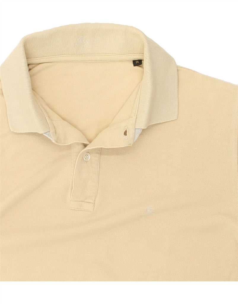 FAY Mens Polo Shirt Medium Yellow Cotton | Vintage Fay | Thrift | Second-Hand Fay | Used Clothing | Messina Hembry 