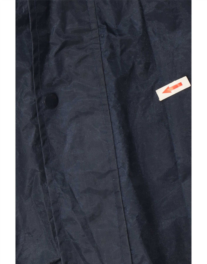 Dickies Boys Hooded Rain Jacket 11-12 Years Navy Blue Polyester