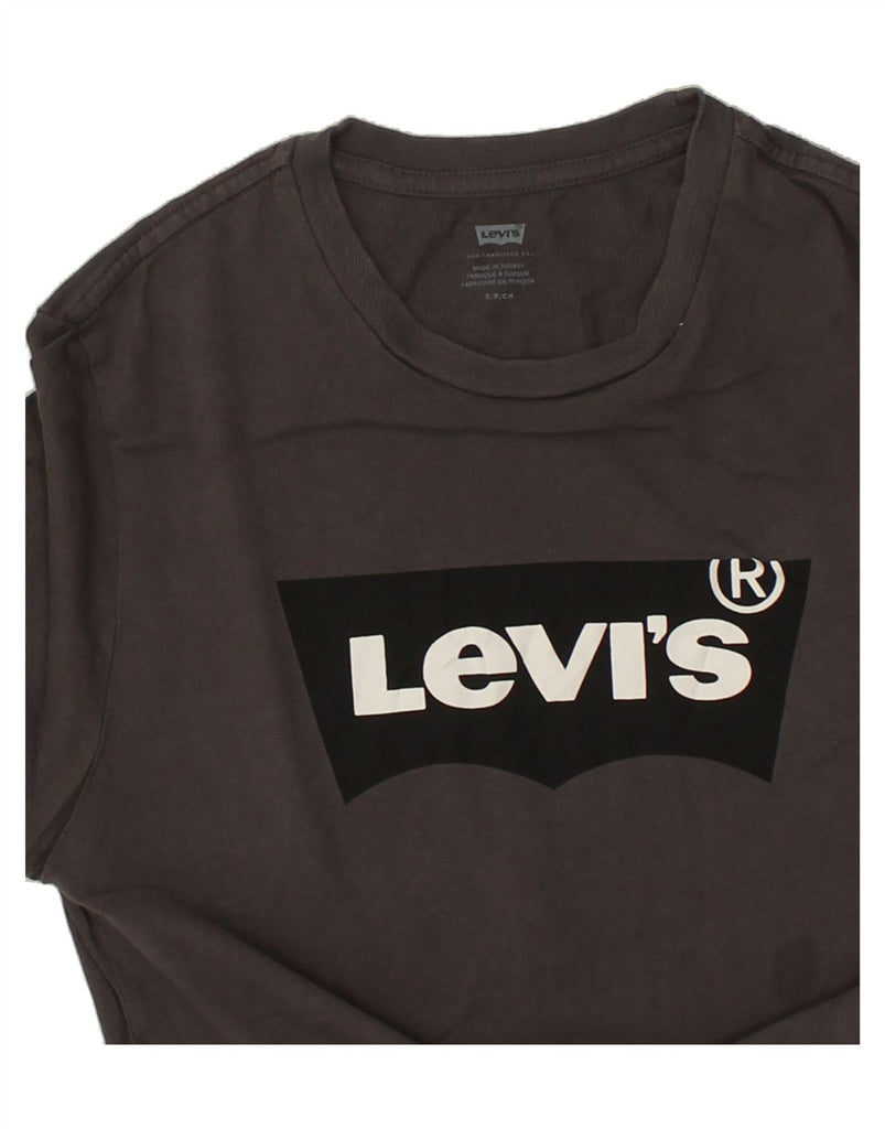 LEVI'S Mens Graphic T-Shirt Top Small Grey Cotton | Vintage Levi's | Thrift | Second-Hand Levi's | Used Clothing | Messina Hembry 