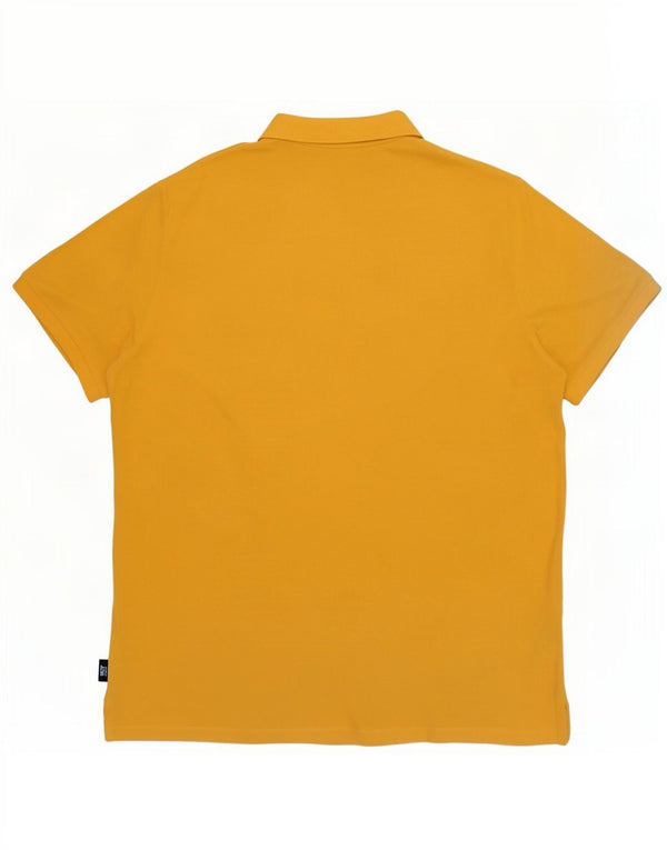 Polo Ralph Lauren Mens Custom Slim Fit Polo Shirt 2XL Yellow Cotton