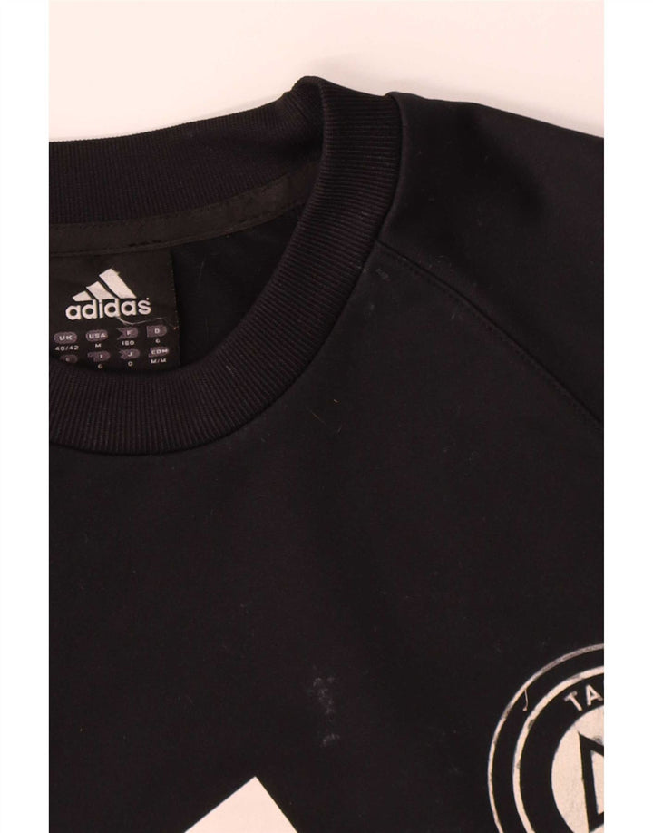 Adidas Mens Climawarm Graphic Top Long Sleeve UK 40/42 Medium Black