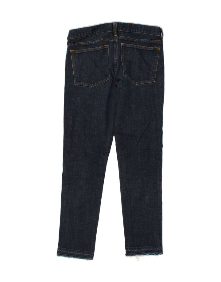J. CREW Womens Toothpick Slim Jeans W28 L28 Navy Blue Cotton Vintage J. Crew and Second-Hand J. Crew from Messina Hembry 