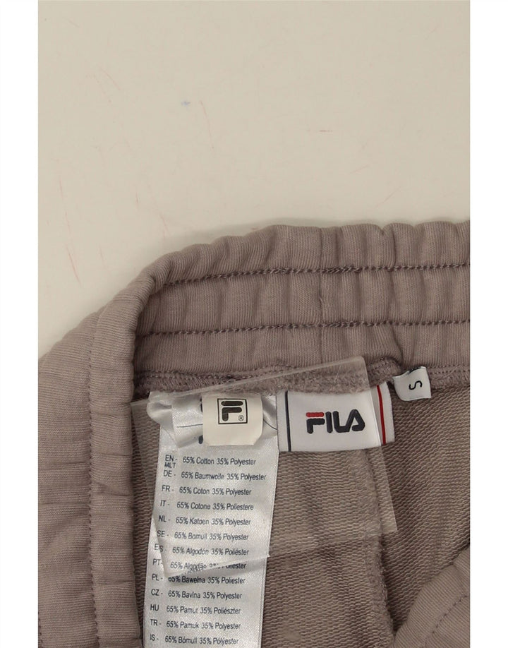 FILA Mens Graphic Tracksuit Trousers Joggers Small Grey Cotton Vintage Fila and Second-Hand Fila from Messina Hembry 