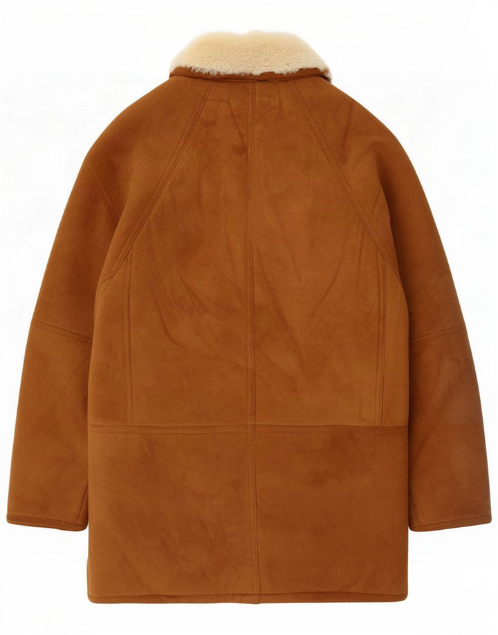 Cleiren Mens Shearling Jacket IT 52 XL Brown