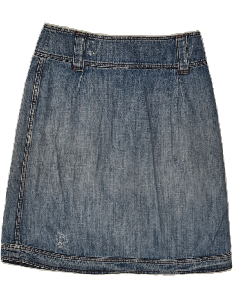 MAX & CO. Womens Denim Skirt W30 Medium Blue | Vintage Max & Co. | Thrift | Second-Hand Max & Co. | Used Clothing | Messina Hembry 