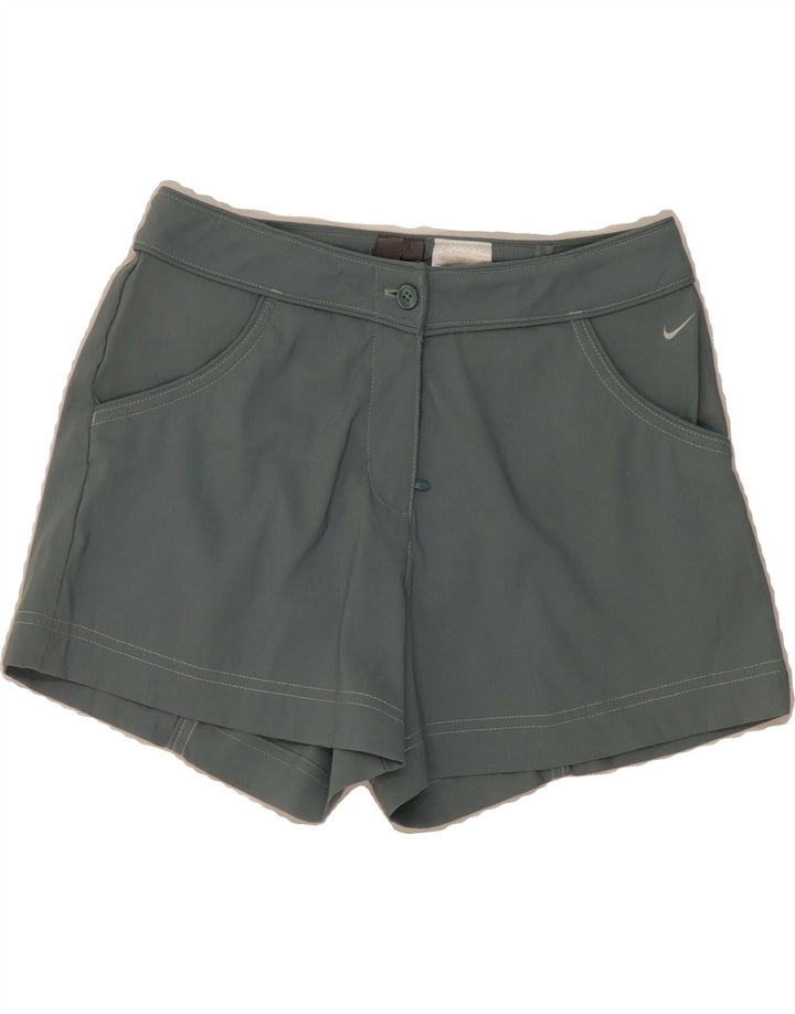 NIKE Womens Casual Shorts UK 12 Medium W30  Grey Polyester Vintage Nike and Second-Hand Nike from Messina Hembry 