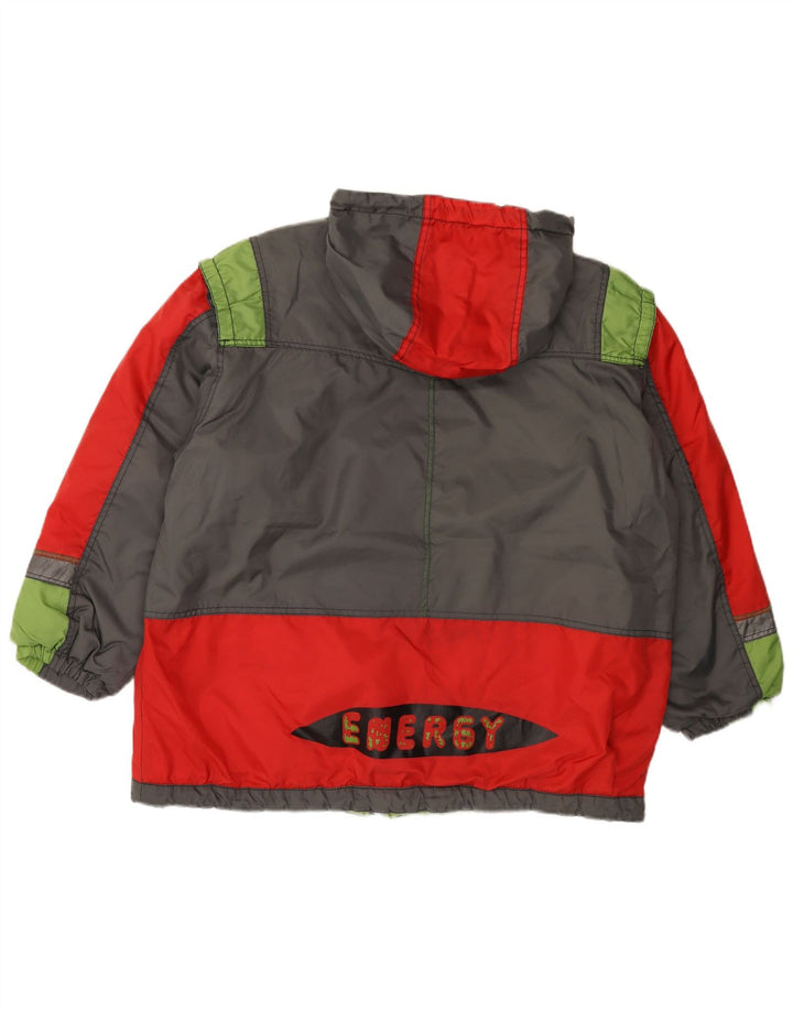 Frank Eden Mens Graphic Windbreaker Jacket UK 36 Small Multicoloured