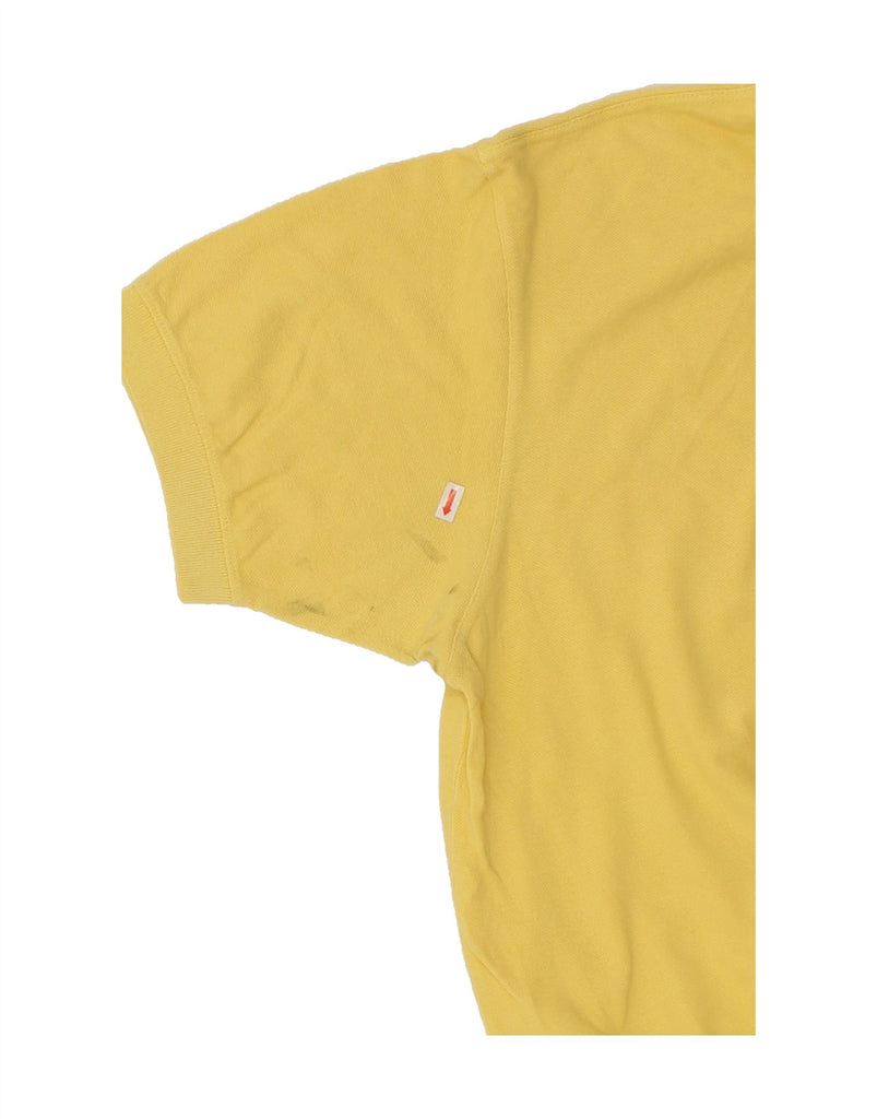 GAP Mens Polo Shirt Large Yellow Cotton Vintage Gap and Second-Hand Gap from Messina Hembry 