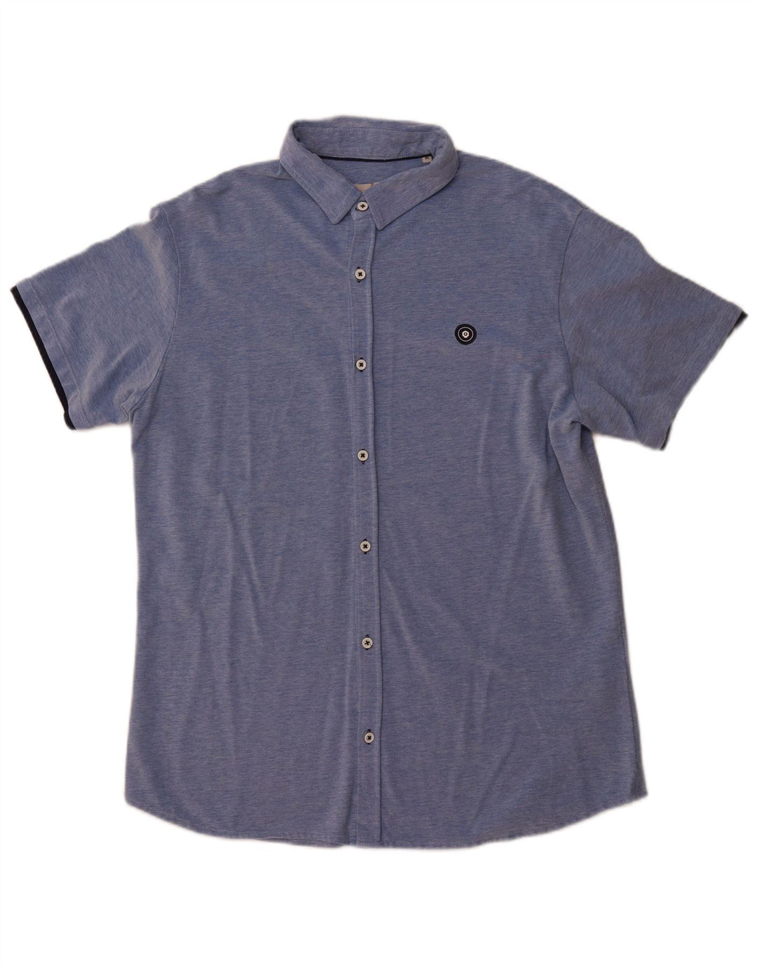 JACK & JONES Mens Slim Fit Shirt XL Blue Cotton