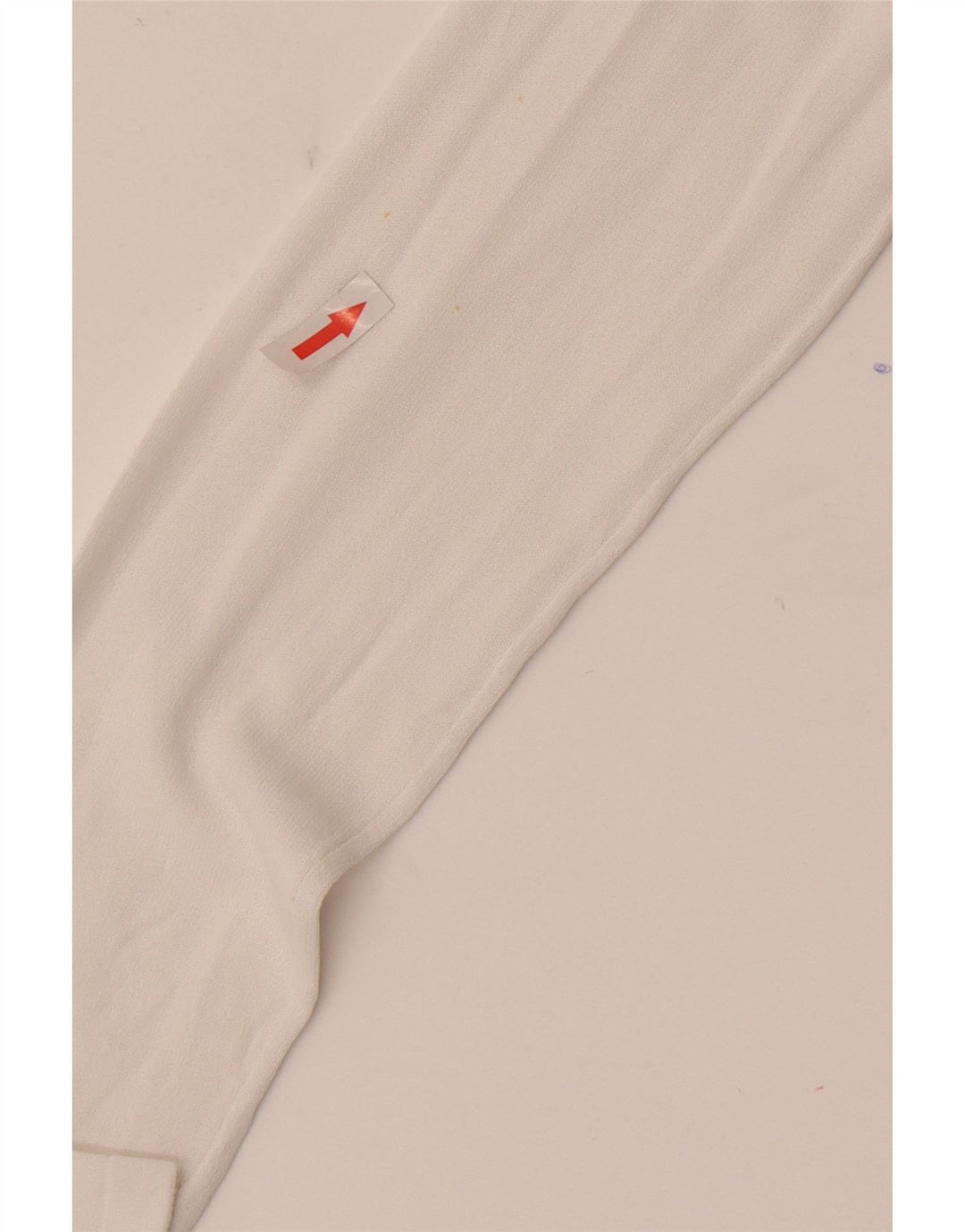 Zara Womens See Through Top Long Sleeve UK 12 Medium White Viscose