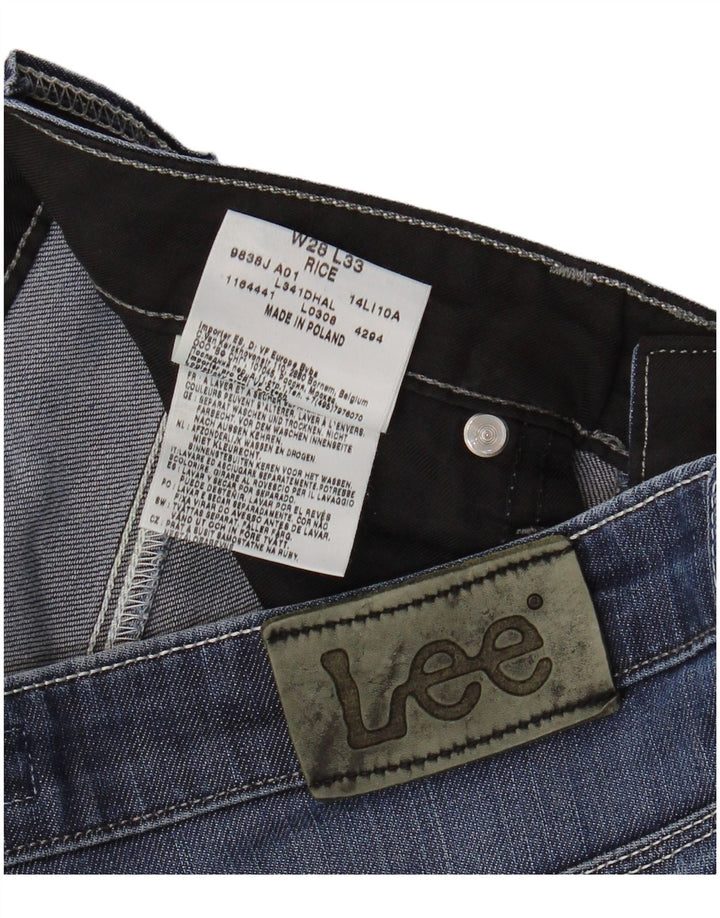 Lee Womens Rice Bootcut Jeans W28 L27 Blue Cotton