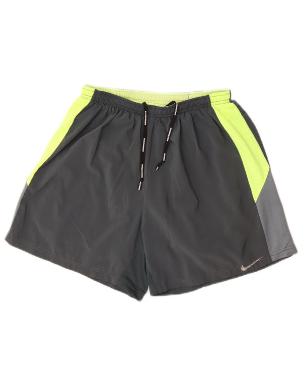 Nike Mens Dri Fit Sport Shorts Medium  Grey Colourblock