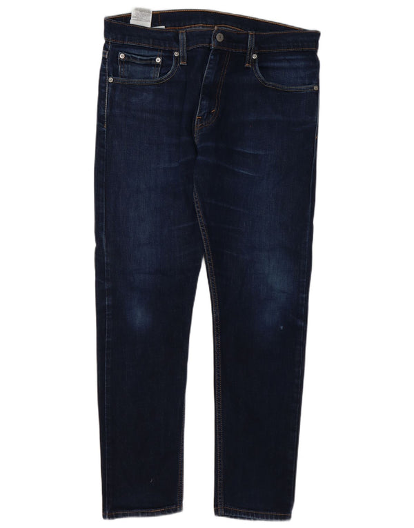 Levi's Mens 512 Slim Tapered Jeans W33 L30 Navy Blue Cotton