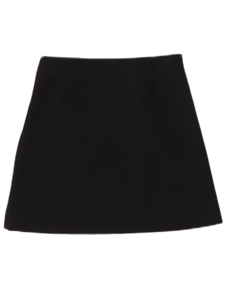 Zara Womens Mini Skirt XS W24 Black Polyester