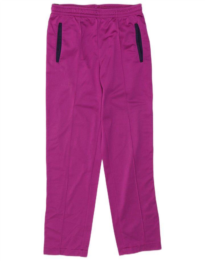 Asics Mens Graphic Full Tracksuit Small Pink Colourblock Polyamide Retro